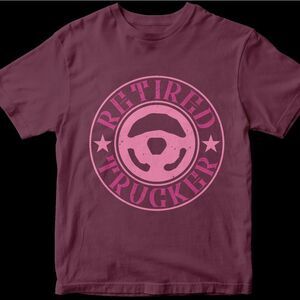 New Funny Truck Driver Apparel Gear Attire Short Sleeve Casual Work Shirt TShirt